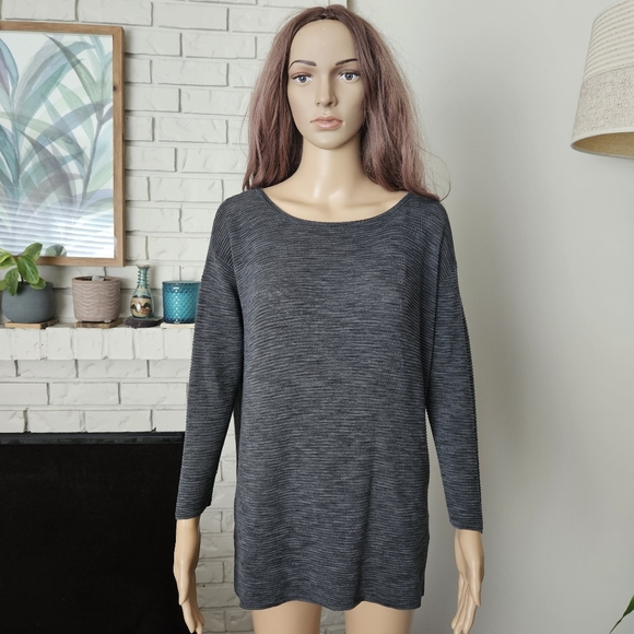 Wilfred Tops - Aritzia Wilfred Gray Long Sleeve Sweater Top
